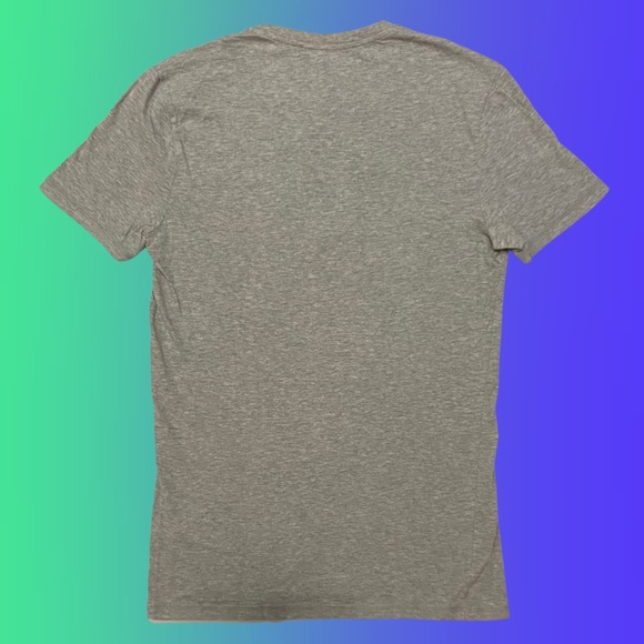 GUCCI Men’s Gray V Neck T-Shirt - Picture 2 of 6